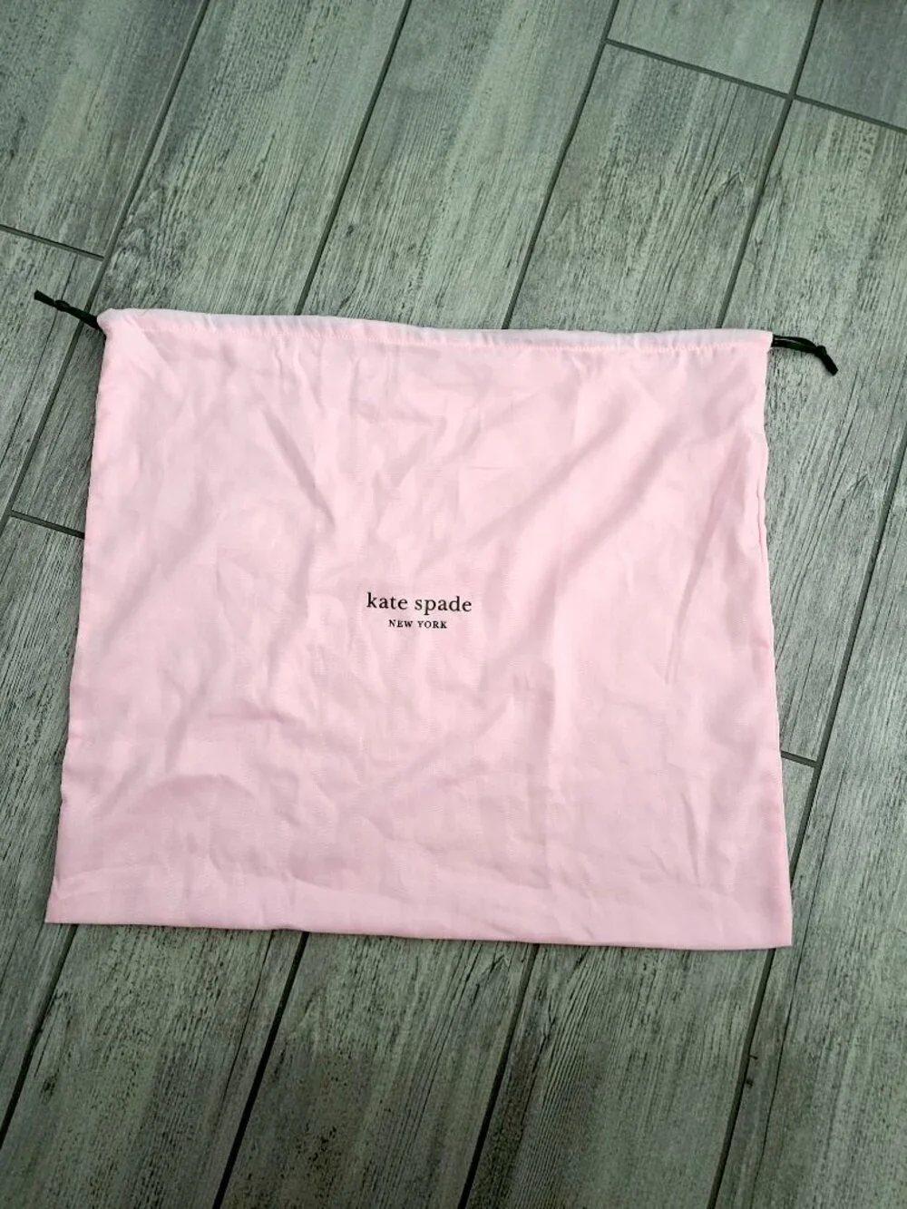 Kate Spade New York Pink Drawstring Dust Bag Storage Pouch